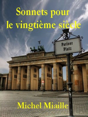cover image of Sonnets pour le vingtième siècle